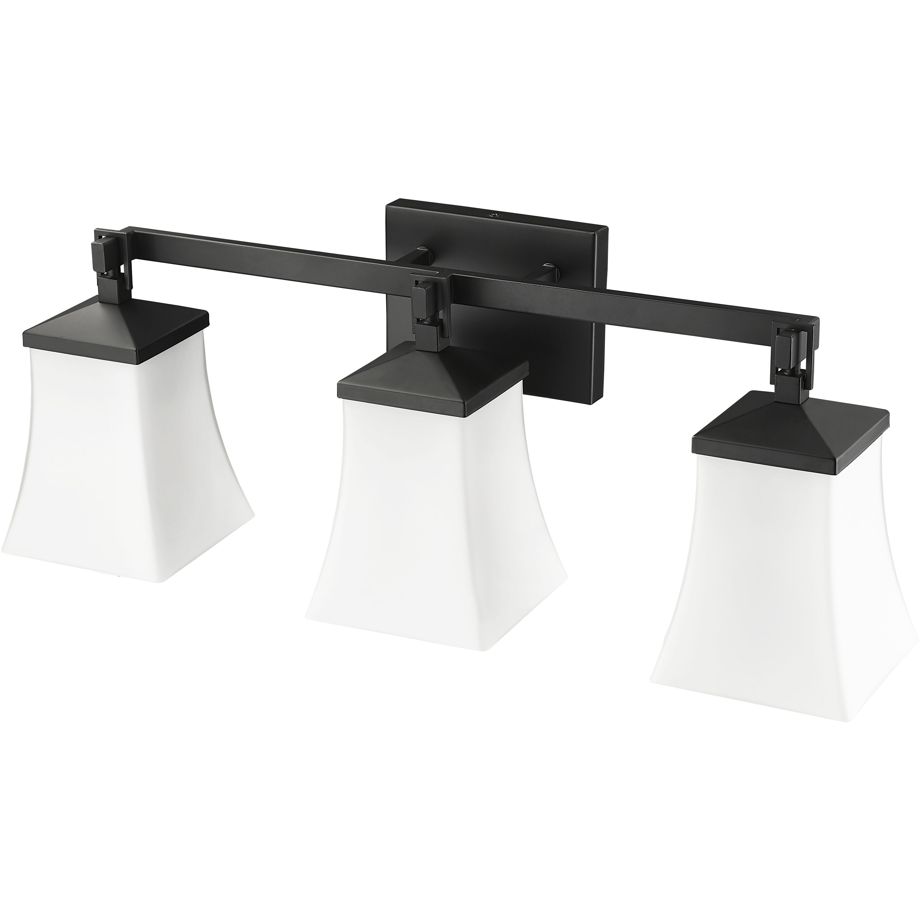 Sonorra 3 Light 24 inch Matte Black Bathroom Vanity Light Wall Light